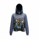 BKYS Blue Rhinestone Crew Hoodie