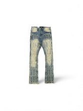 Focus Tan Wash R. Stone Stacked Jeans