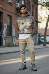 FOCUS Street Liberty Crop Hoodie