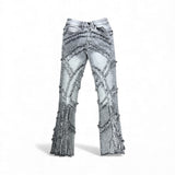 Blind Trust Stacked Jeans Gray Wash