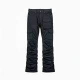 Blind Trust Stacked Jeans Waxed Jet Black