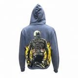 BKYS Blue Rhinestone Jacked Hoodie