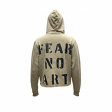 BKYS Khaki Rhinestone Fear No Art Hoodie