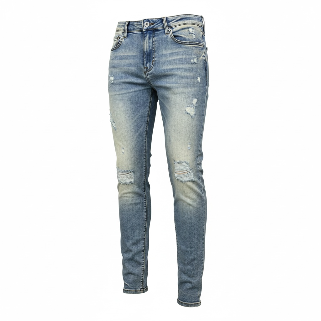 Damati Slim Fit Lt Blue Jeans