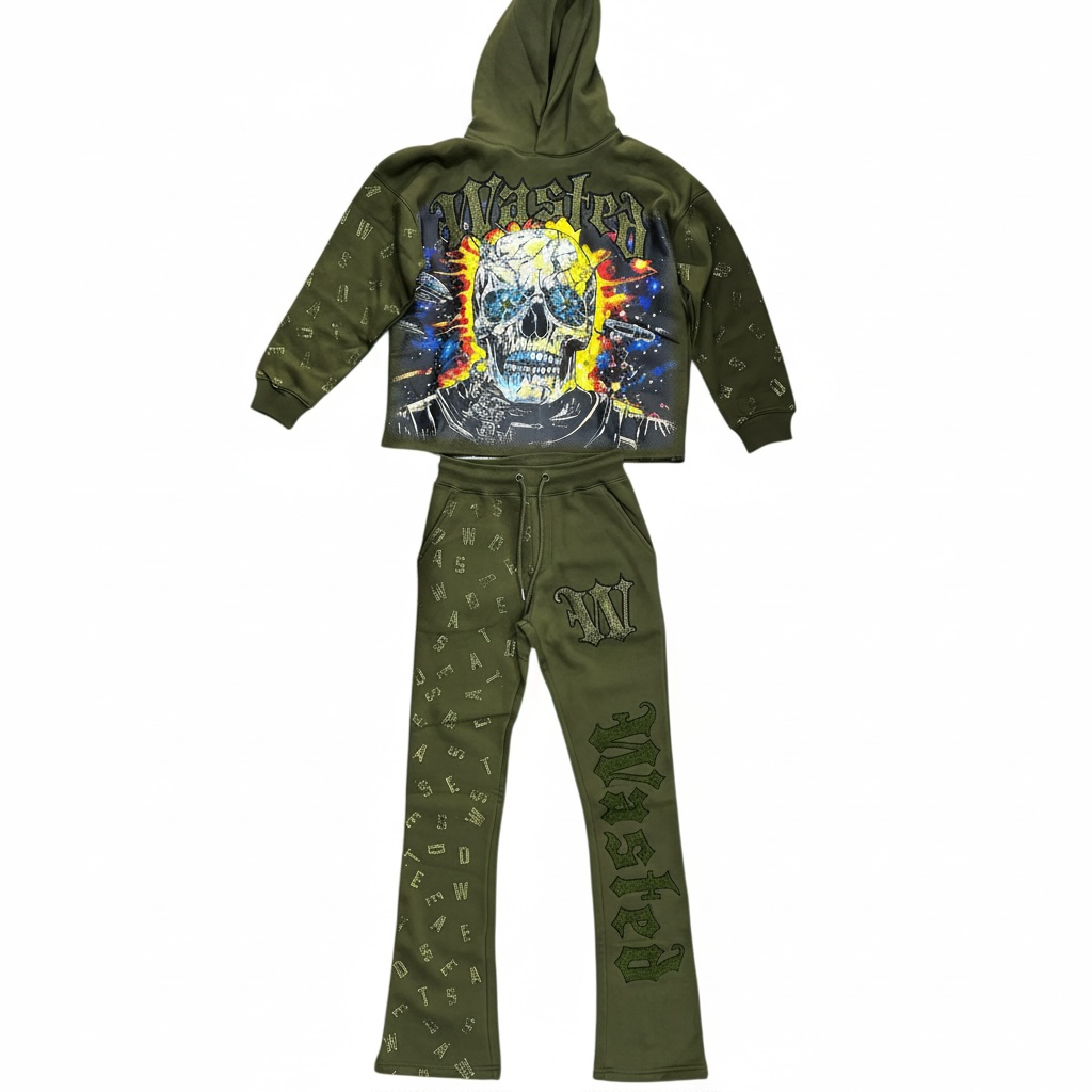 Focus Green Set Top &  Bottom