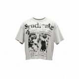 Syndicate Hope Boxy Gray Over Size Shirt