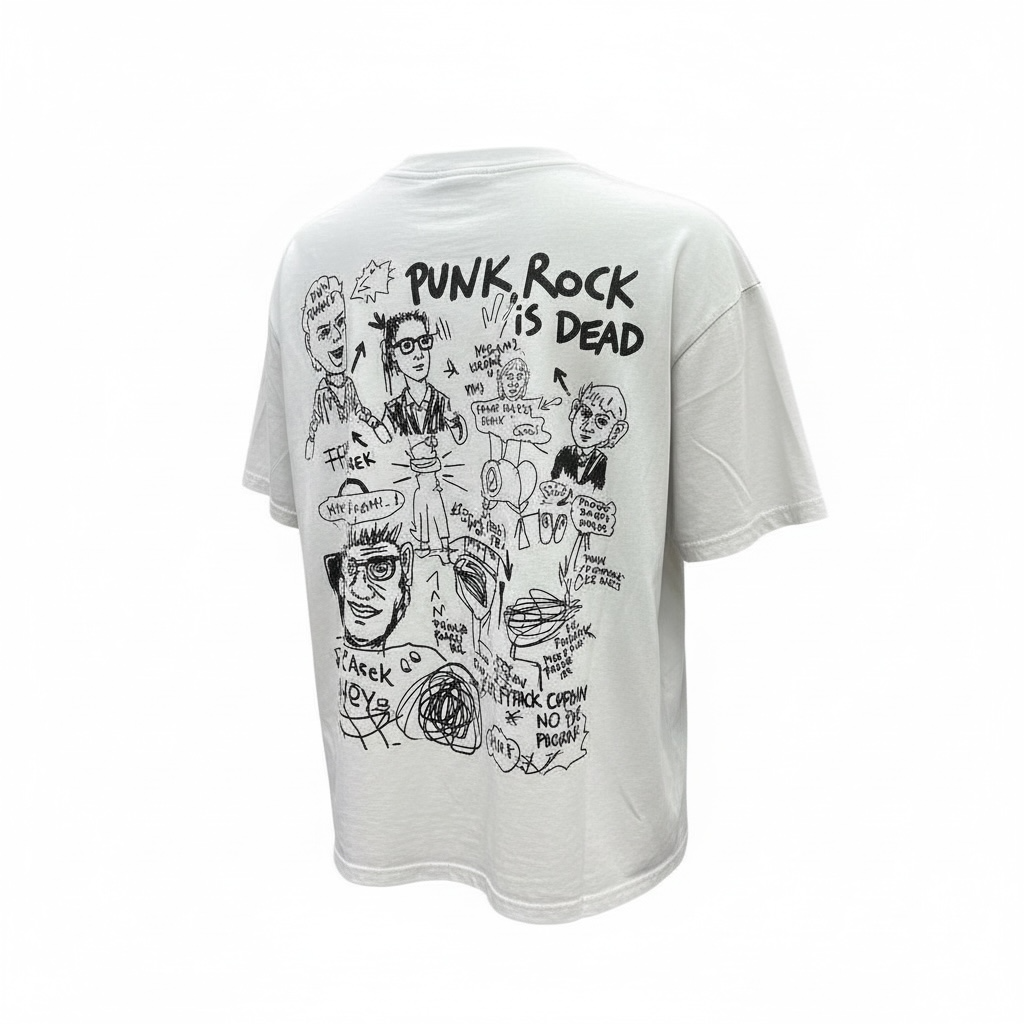 Syndicate Hope Boxy Gray Over Size Shirt