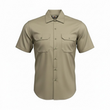 Dickies Khaki Short Sleeve Work Shirt