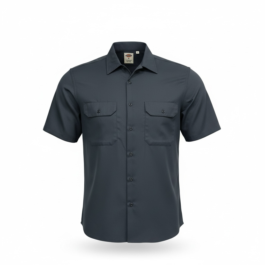 Dickies D. Gray Short Sleeve Work Shirt
