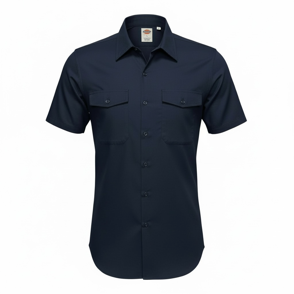 Dickies Navy Short Sleeve Work Shirt
