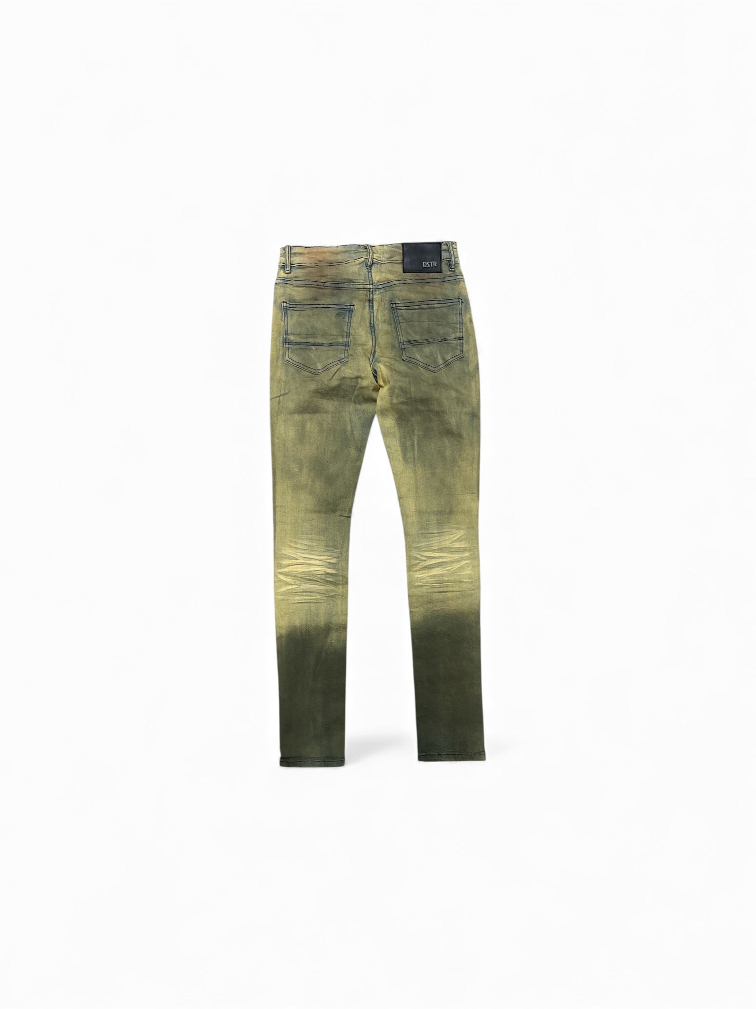 Disaster Skinny Brown Dirt Blue Jeans