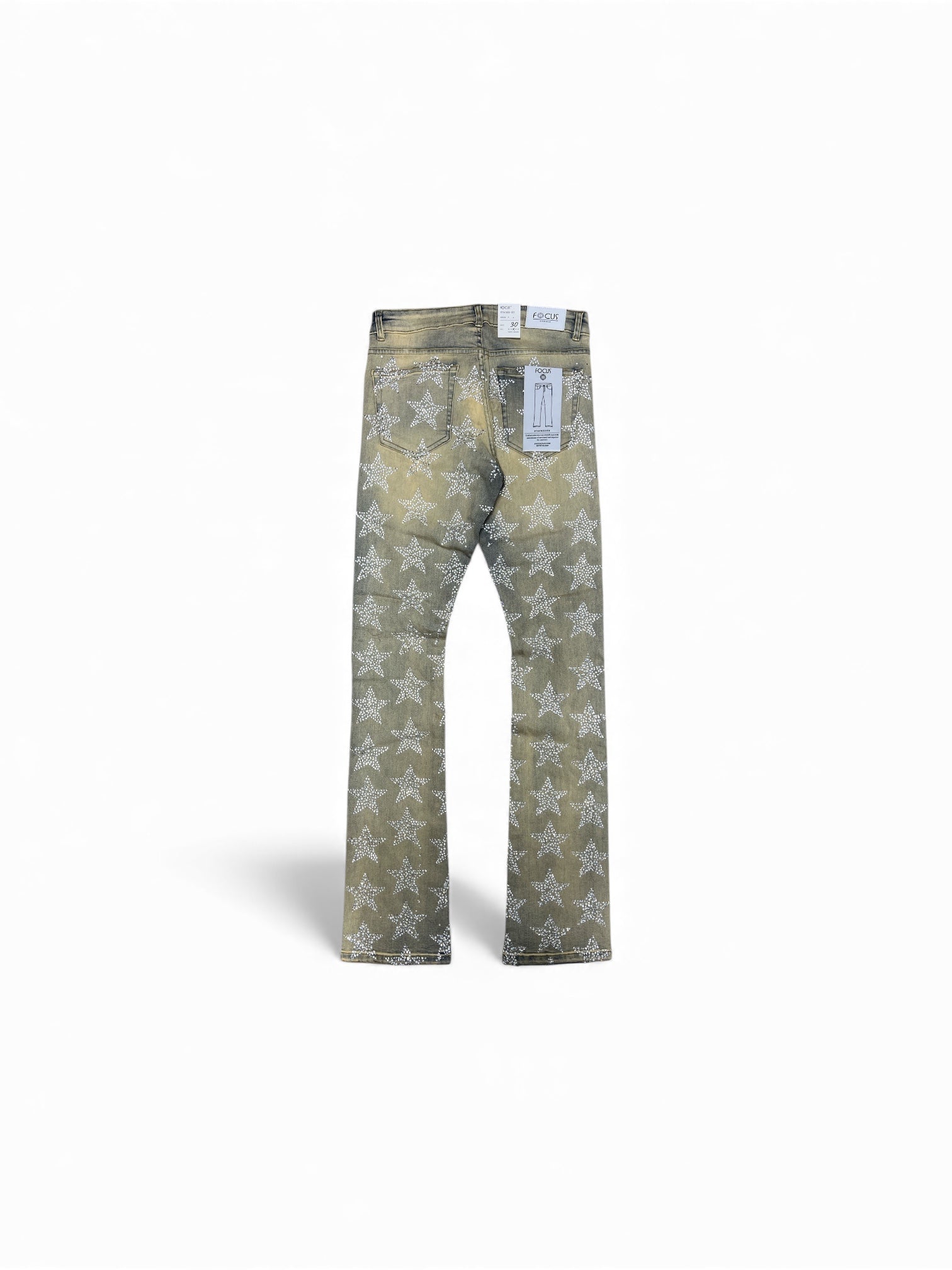 Focus Lite Tan Wash R. Stone Star Jeans