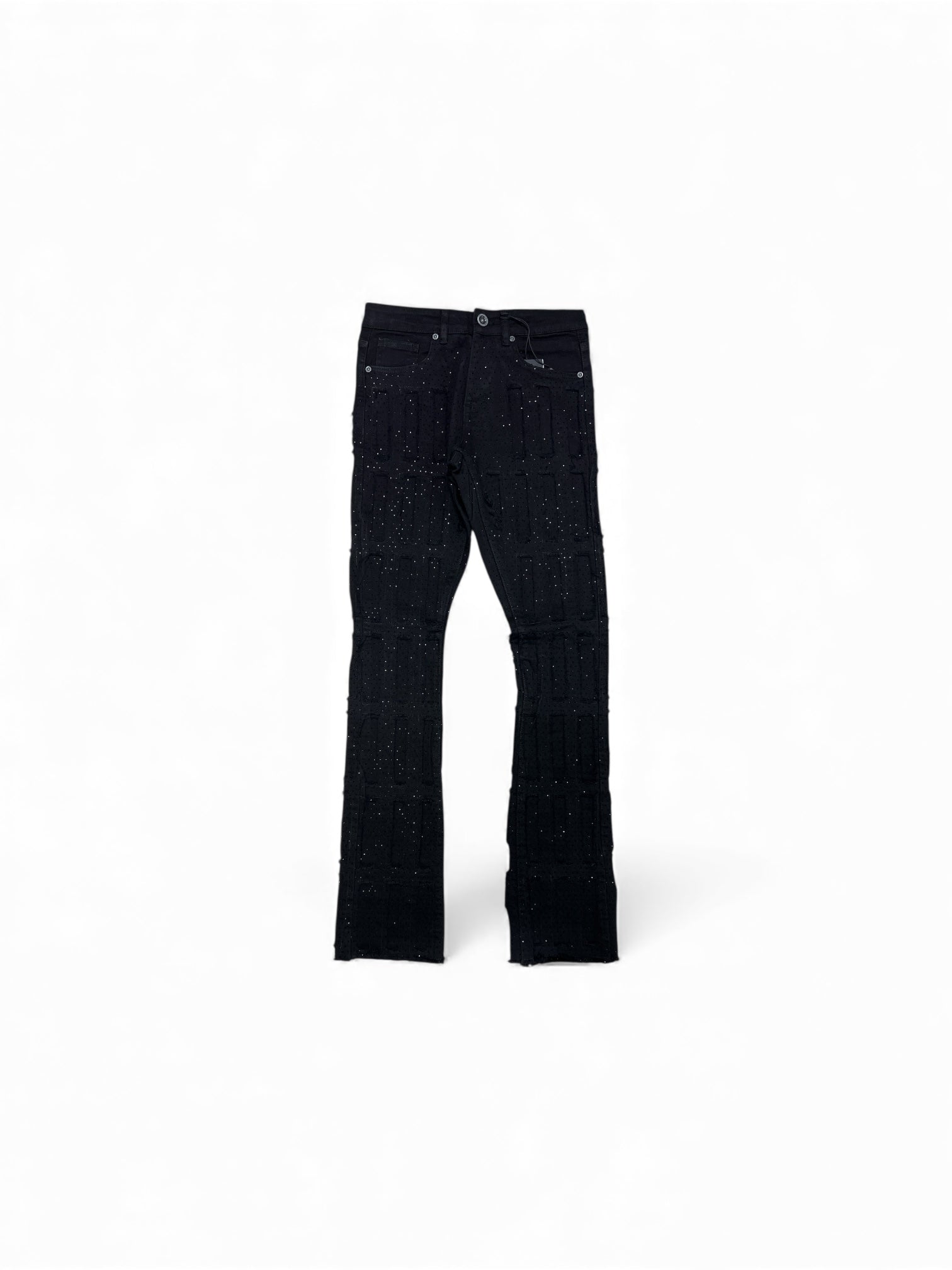 Focus Black R. Sone Stacked Jeans