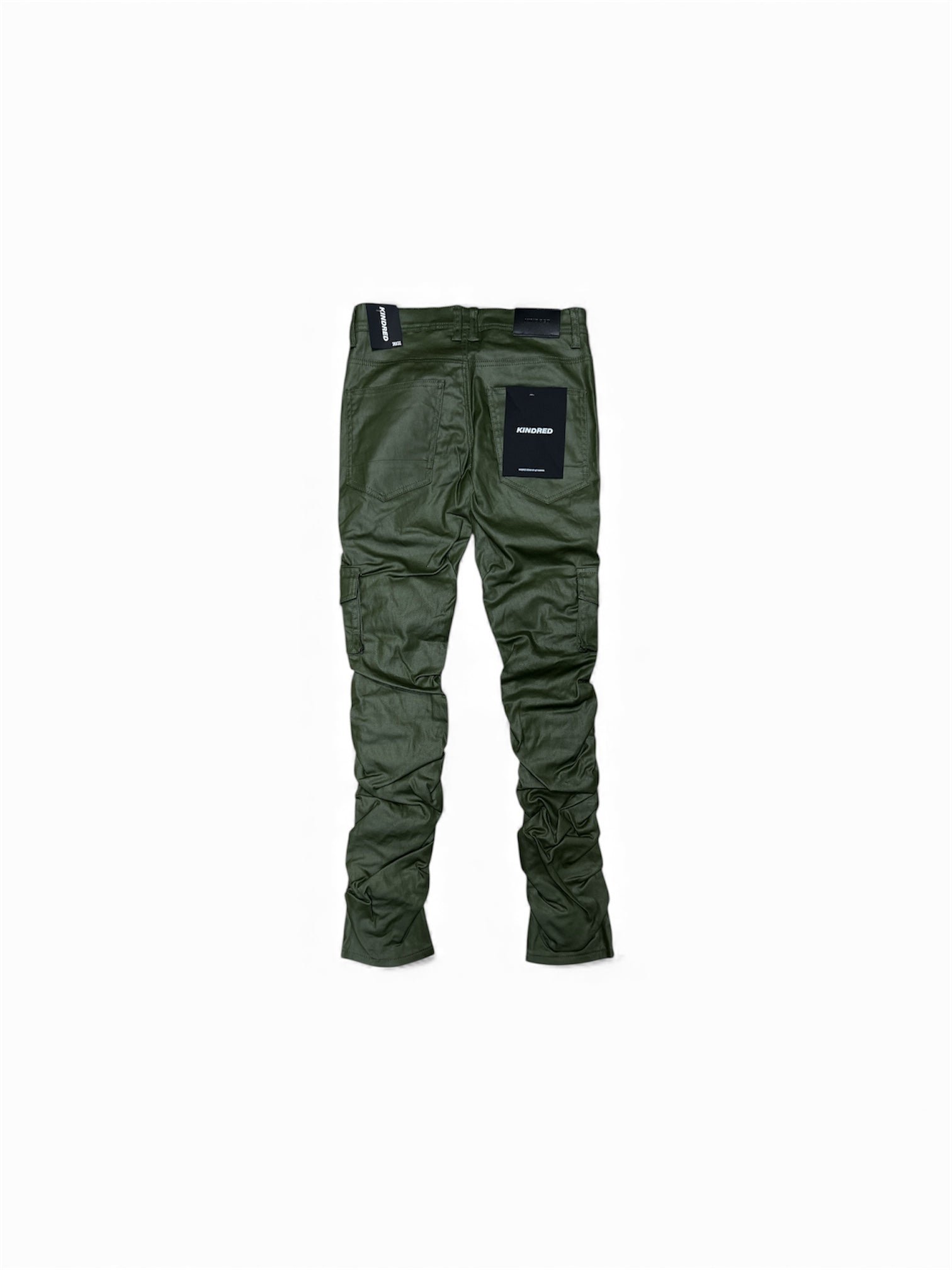 Kindred Olive Waxed Jeans