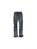 Kindred Dirty Blue Wax Wash Stacked Jeans