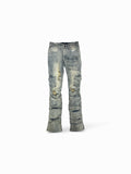 Kindred Tan Blue Wash Stacked Jeans