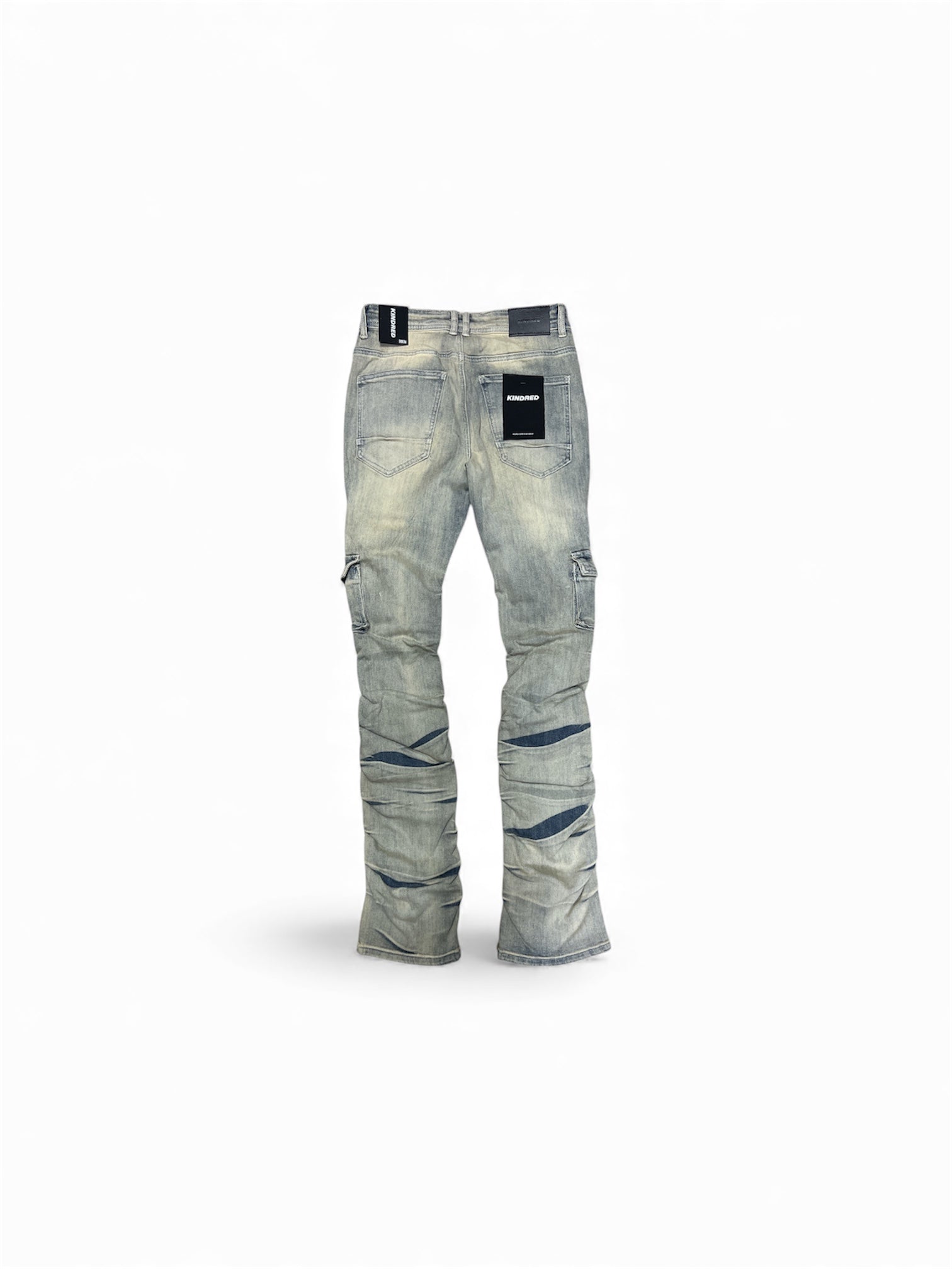 Kindred Tan Blue Wash Stacked Jeans