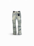 Kindred Tan Blue Wash Stacked Jeans
