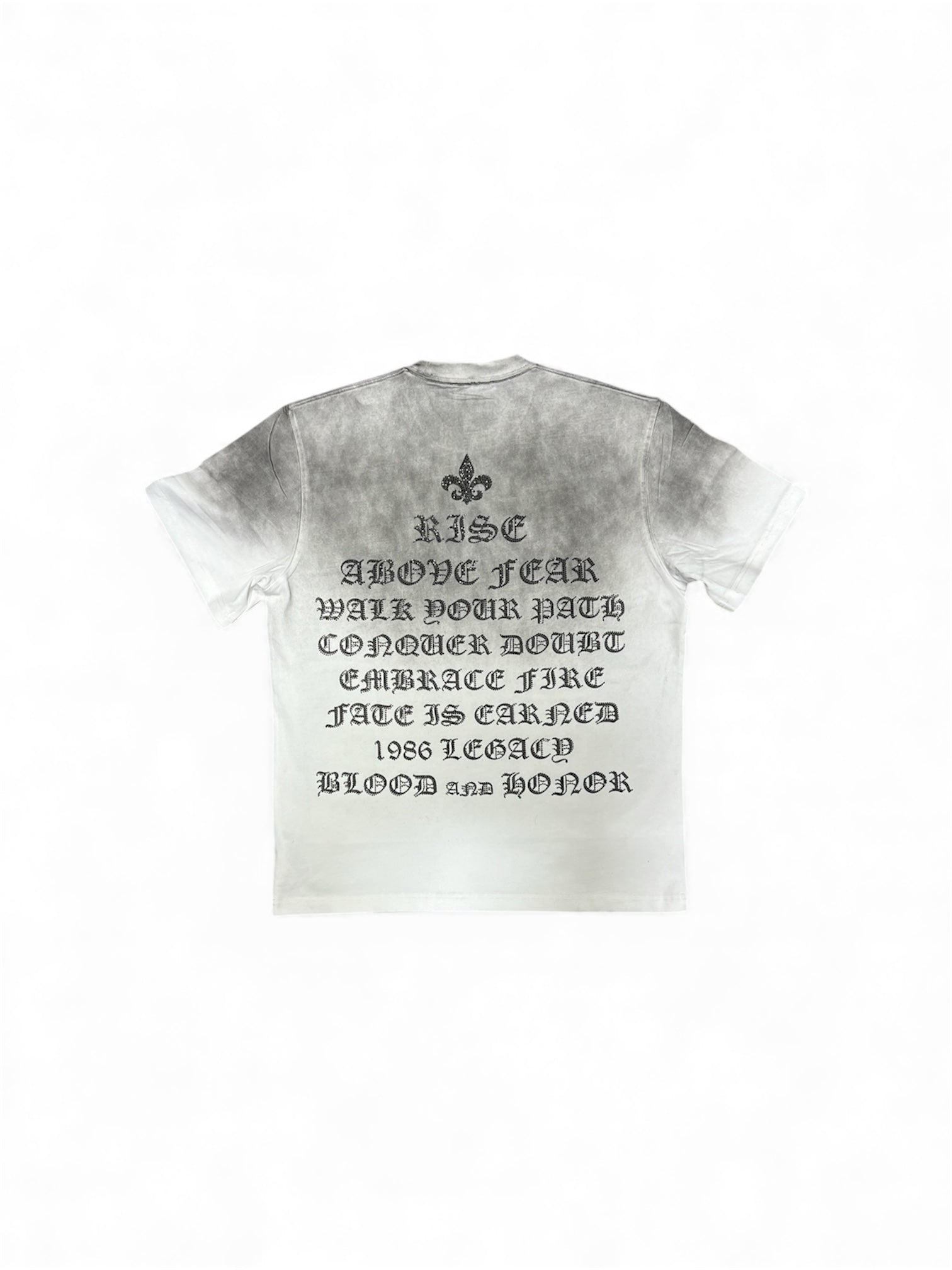 Reelistik Rise Above Fear White Over Size Shirt