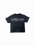 Majestik Sports Black Over Size Shirt