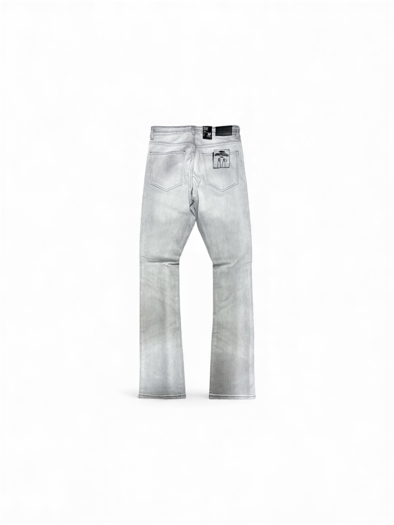 Focus R. Stone/Rip Stacked Gray Jeans