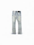 Disaster Stacked Diamond Ice Blue Jeans
