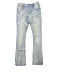 Disaster Stacked Diamond Ice Blue Jeans