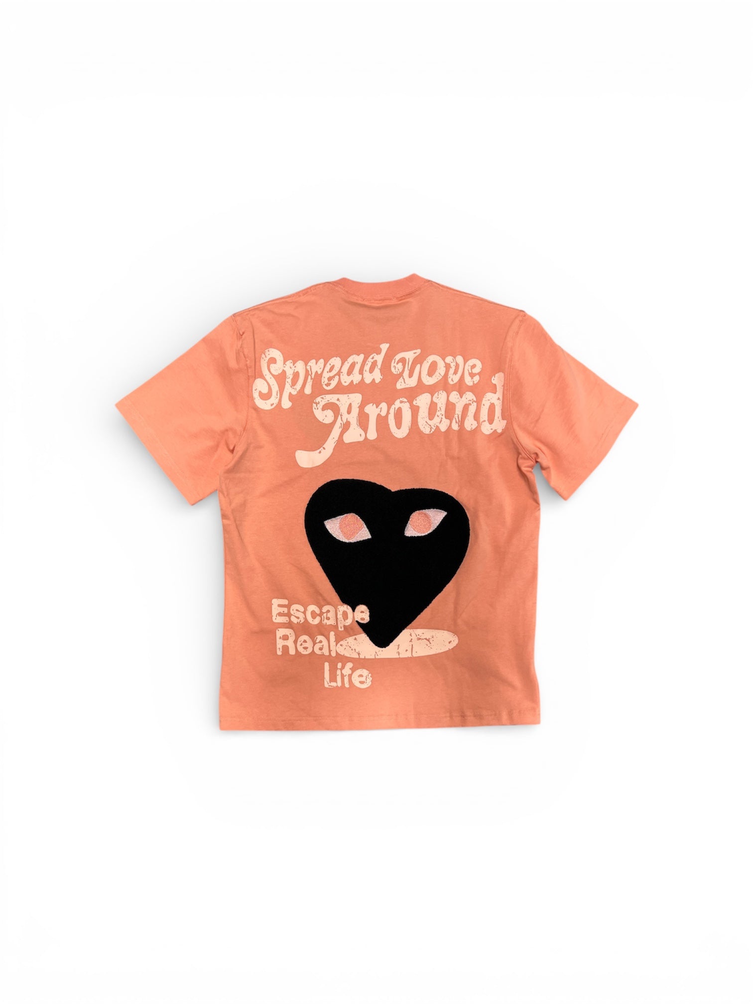 Reelistik Peach Spread Love Over Size Shirt