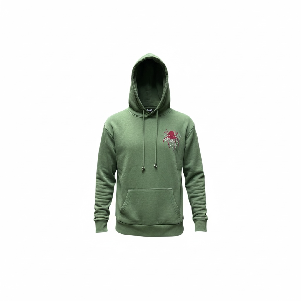 Reelistik F. Green Spider Hoodie