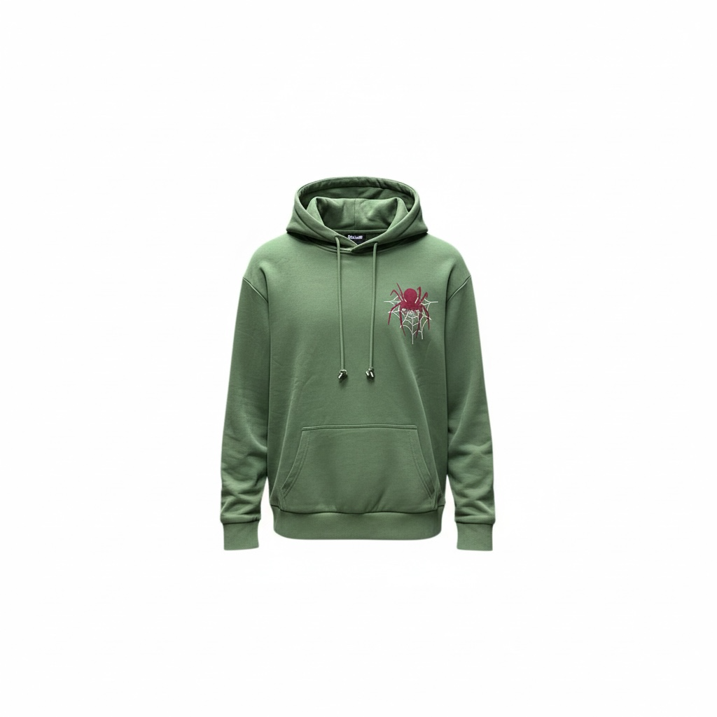 Reelistik F. Green Spider Hoodie
