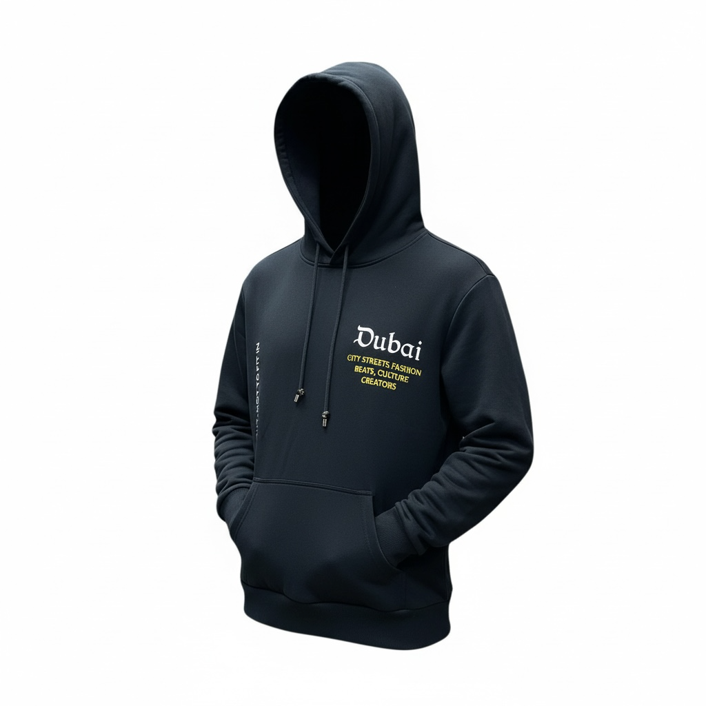 Reelistik Black Dubai Hoodie