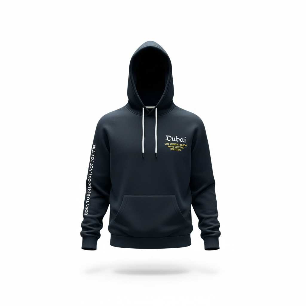 Reelistik Black Dubai Hoodie