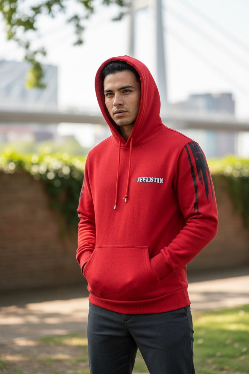 Reelistik Red Justice Hoodie