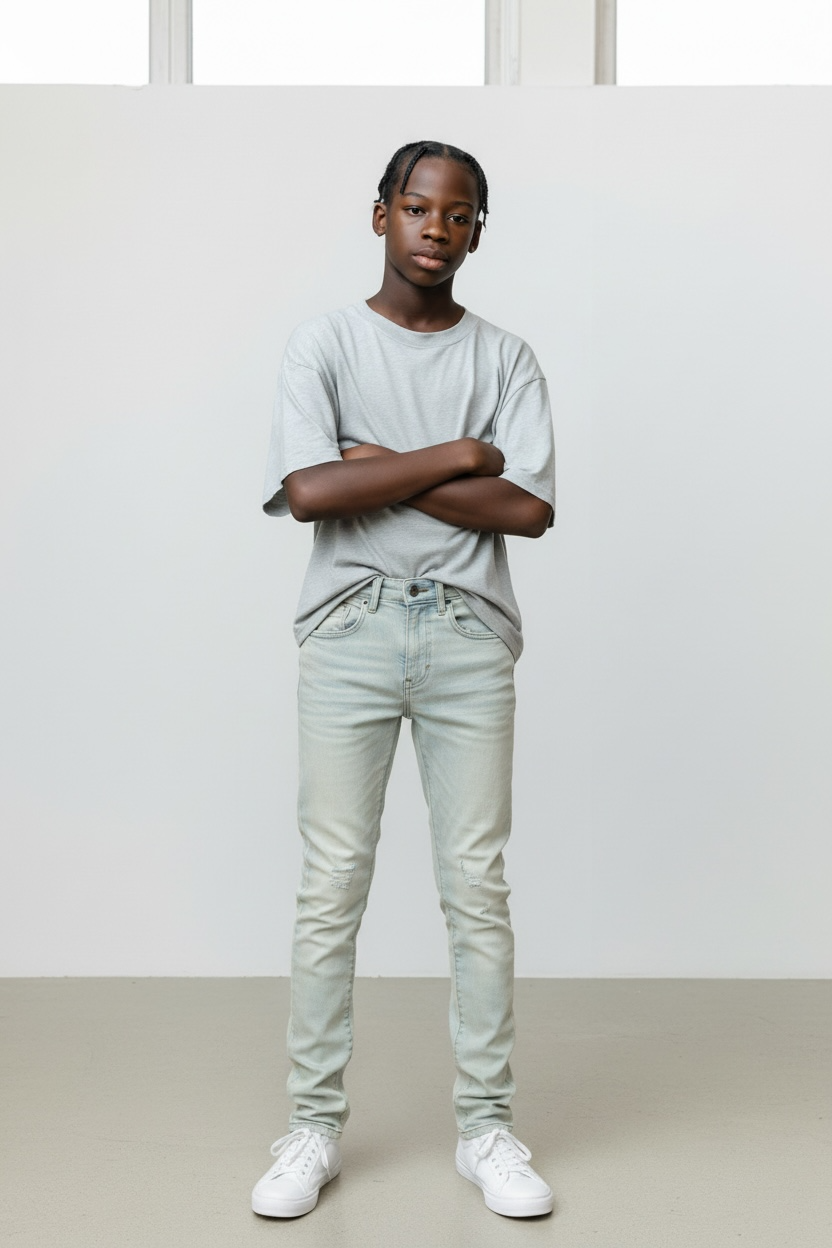 Disaster Skinny Vanilla Ice Blue Jeans