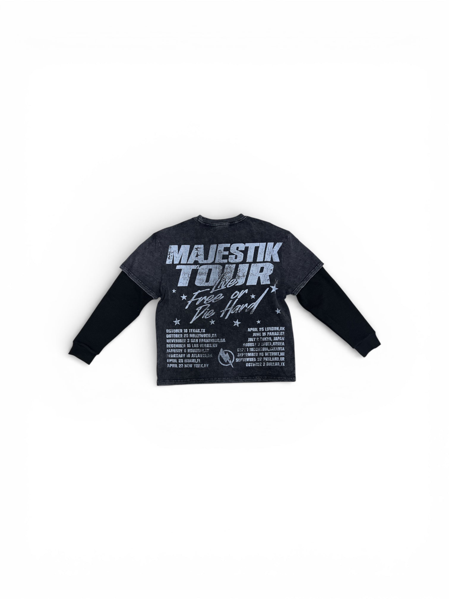 Majestik L. Sleeve Skull Liberty