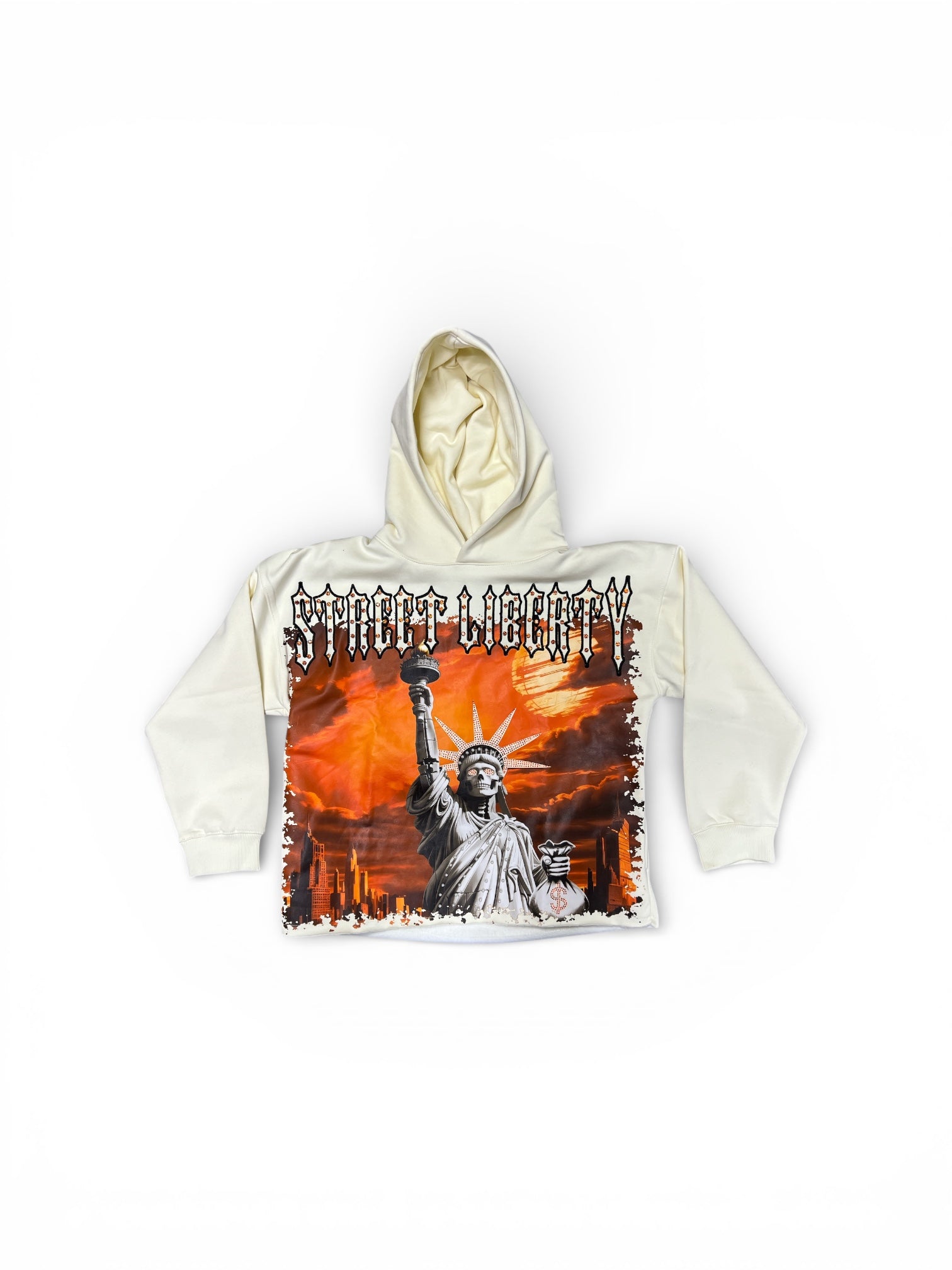 FOCUS Street Liberty Crop Hoodie
