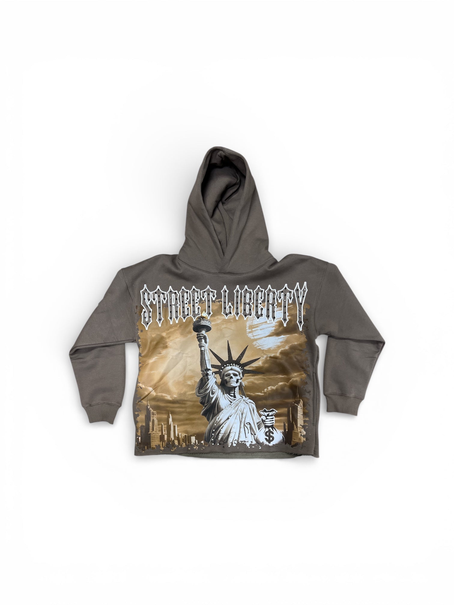 FOCUS Street Liberty Crop Hoodie