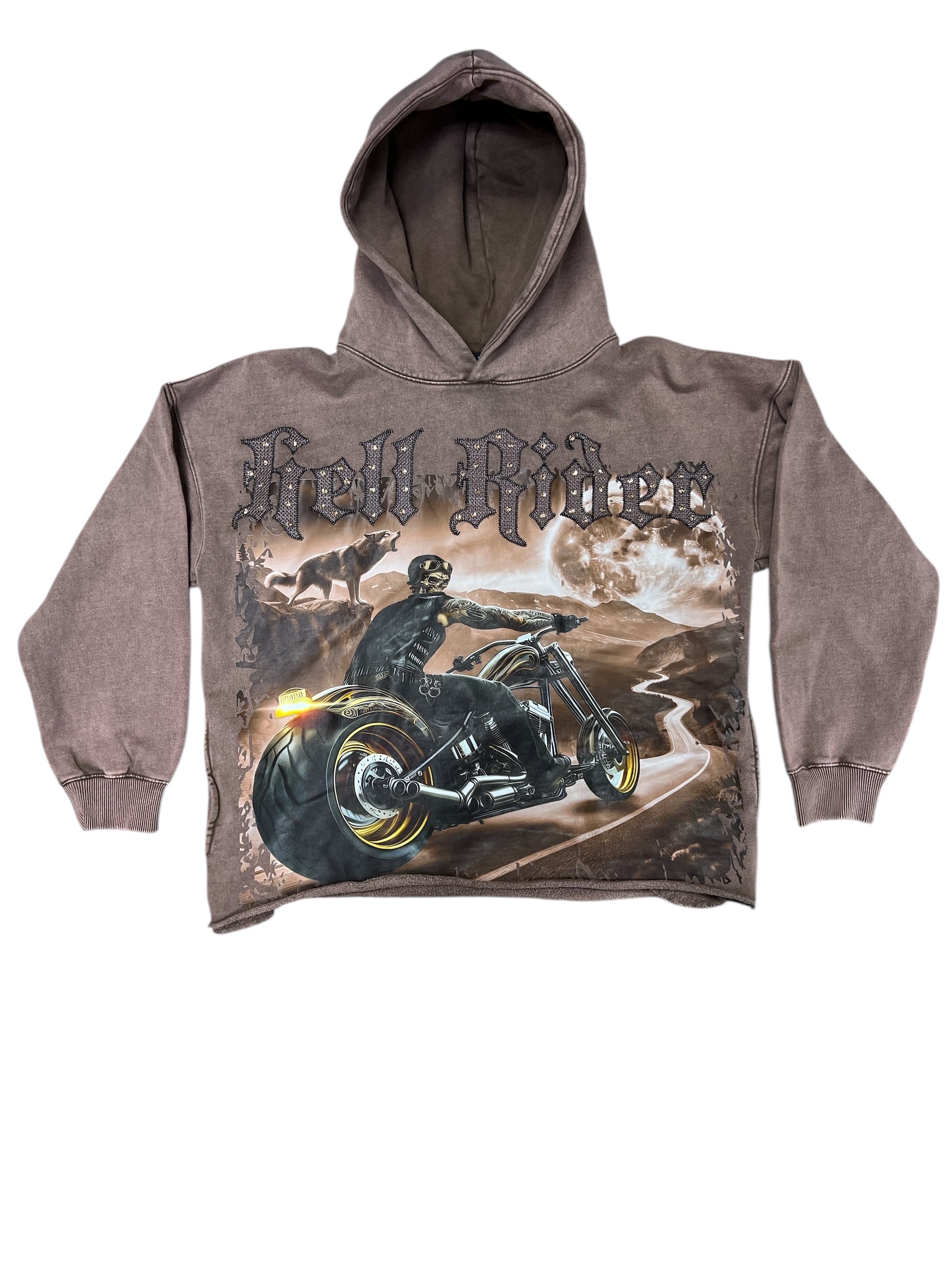 FOCUS Hell Rider Crop Hoodie