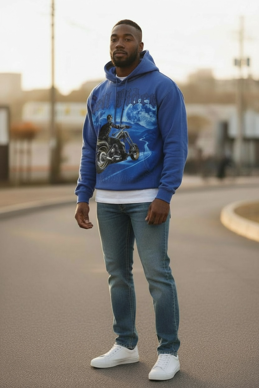 FOCUS Hell Rider Crop Hoodie