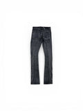 Focus Beaded Stacked Blk Wash Jeans