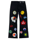 FOCUS Patches Black Baggy Jeans